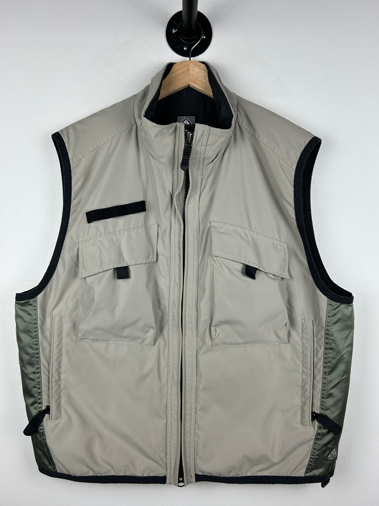 Vintage Nike ACG Multi Pocket Beige Hiking Vest