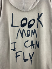 Travis Scott Astroworld Look Mom I Can Fly Tan Hoodie