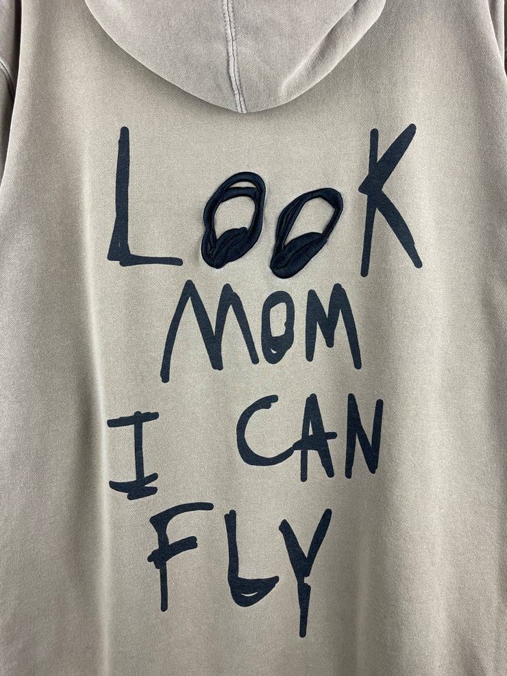 Travis Scott Astroworld Look Mom I Can Fly Tan Hoodie