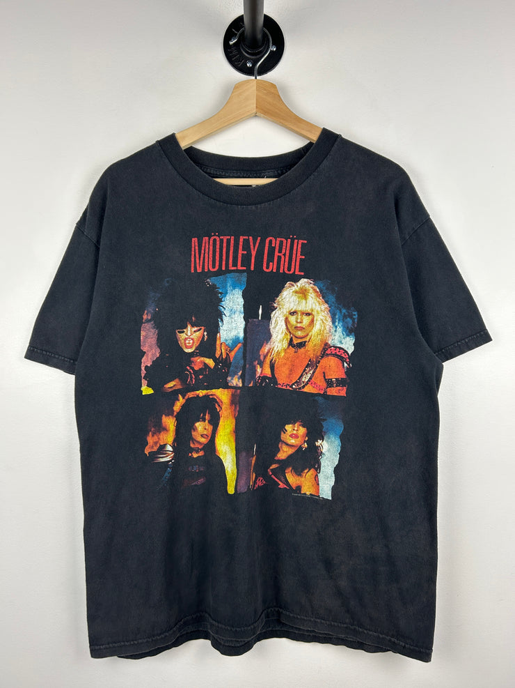 Vintage 2004 Motley Crue Group Black Tee
