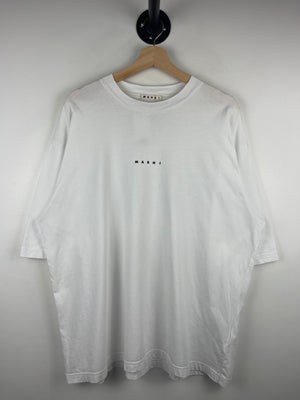 Marni Small Logo White Tee