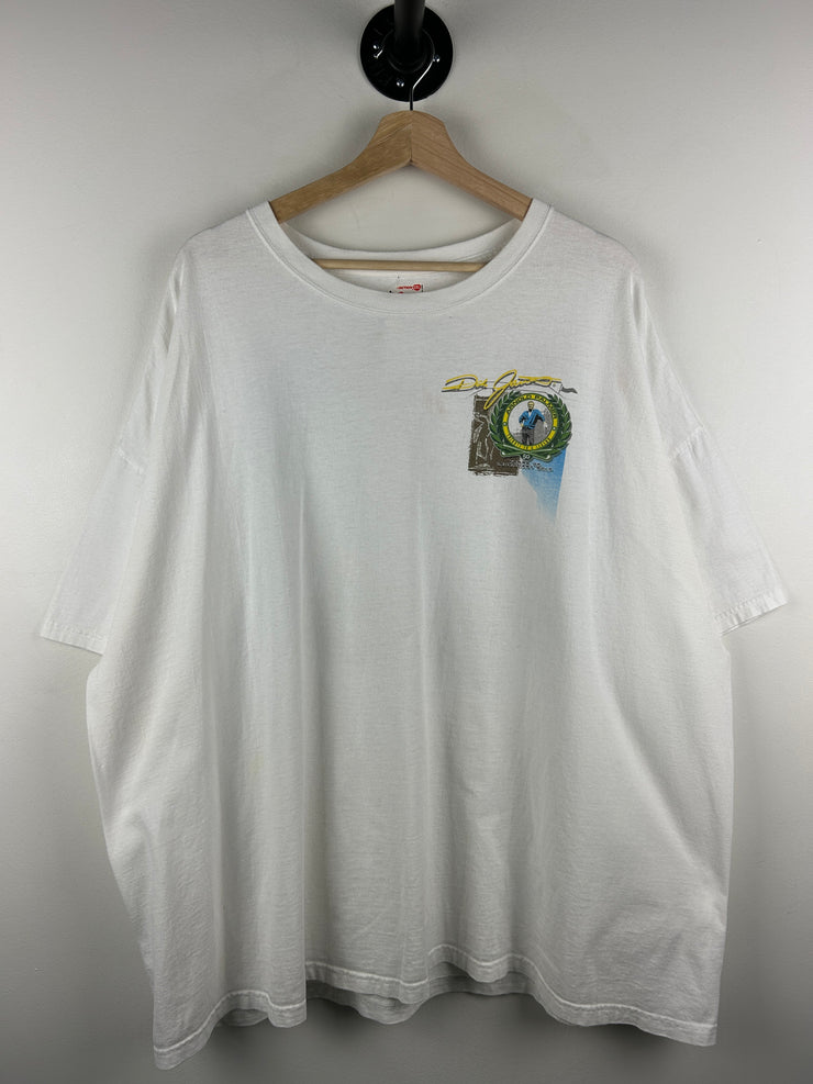 Vintage Nascar Chase Golf Dale Jarrett Arnold Palmer White Tee