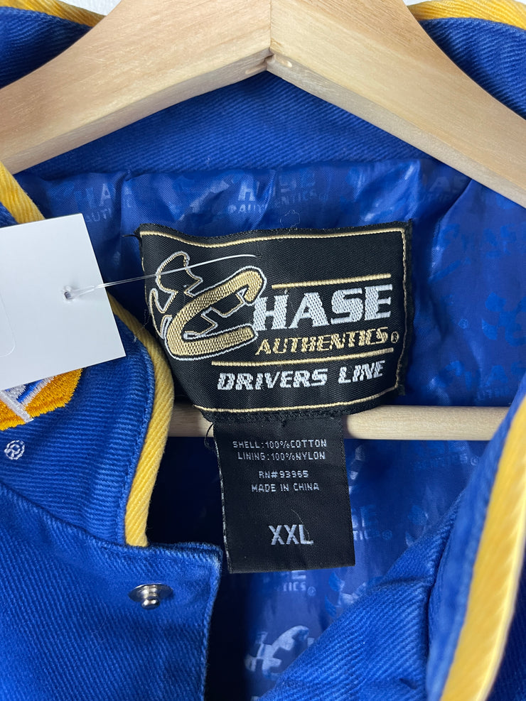 Vintage Nascar Chase Napa Auto Parts Blue Racing Jacket