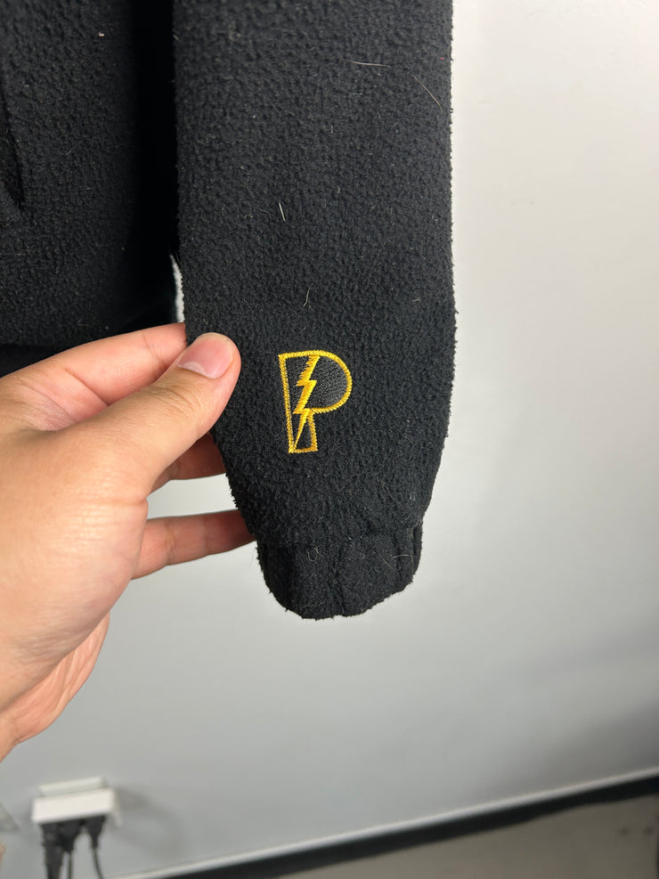 Vintage 90s NFL Pro Player Pittsburgh Steelers Fleece Black Reversible Jacket