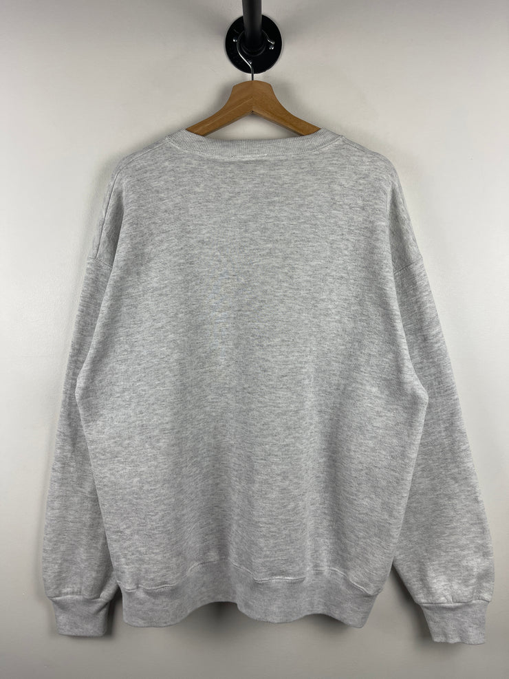 Vintage 2001 Nascar Lee Sport Jeff Gordon Champion Grey Crewneck