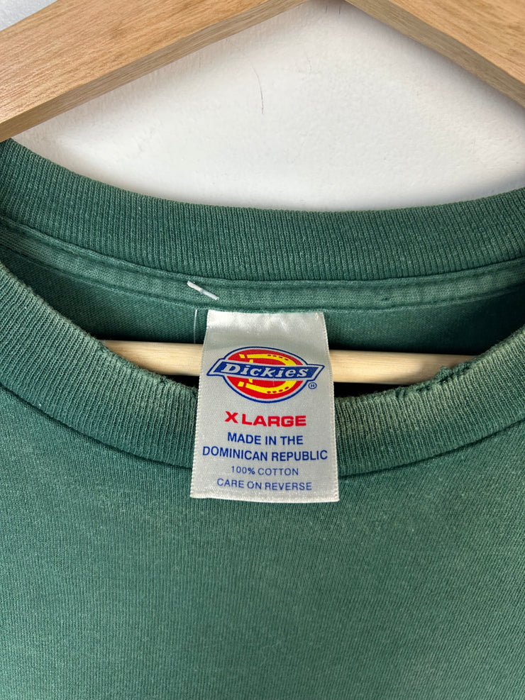 Vintage 90s Dickies Pocket Green Tee