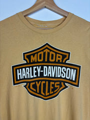 Vintage 2001 Harley Davidson Harrisburg Yellow Tee