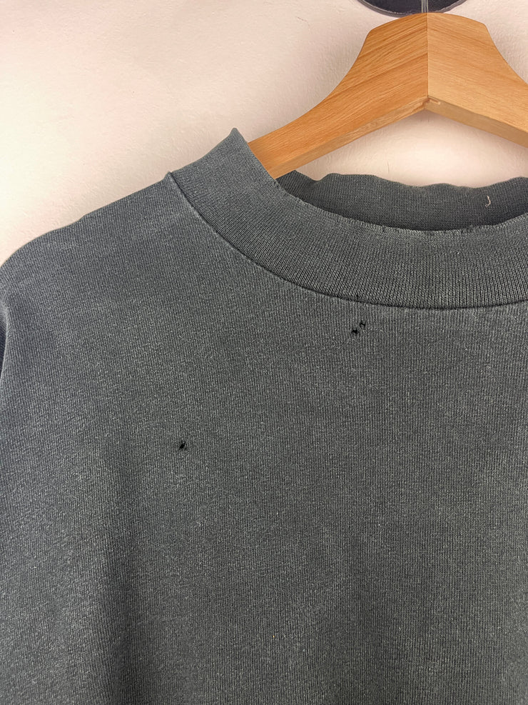 Vintage 90s Nike Golf Black Mock Neck Long Sleeve