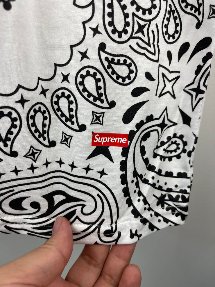 Supreme FW22 Bandana White Tee