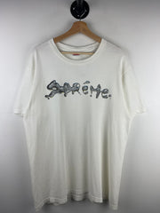 Supreme FW18 Liquid White Tee