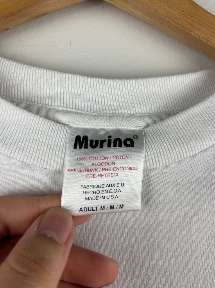 Vintage Boot Hill Saloon Race Week White Pocket Tee