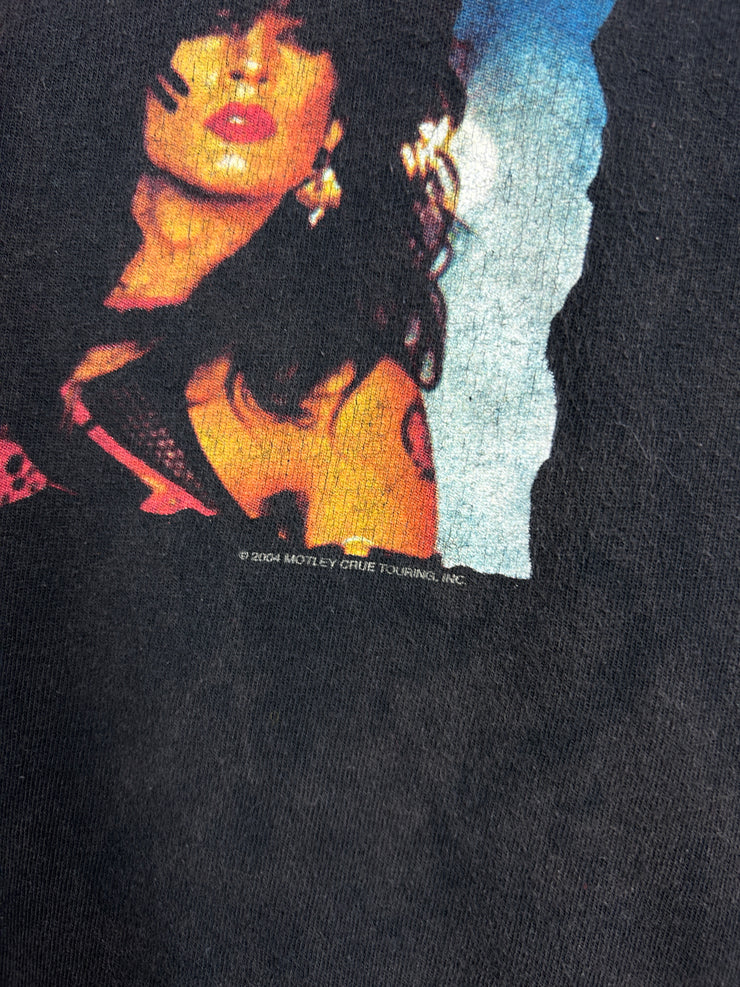 Vintage 2004 Motley Crue Group Black Tee