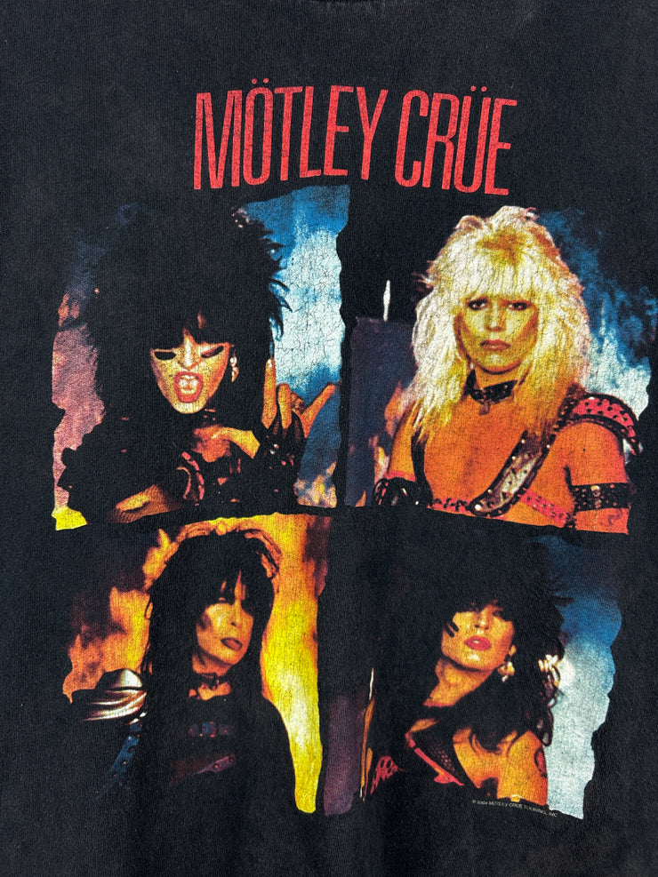 Vintage 2004 Motley Crue Group Black Tee