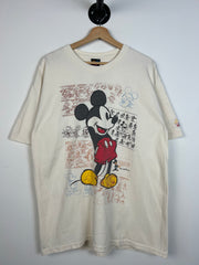 Vintage 90's The Art Of Mickey Mouse Cream Tee