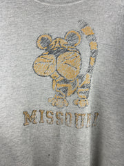 Vintage 90s Missouri Tigers Grey Crewneck