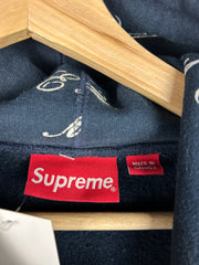 Supreme FW15 Eat Me Navy Hoodie