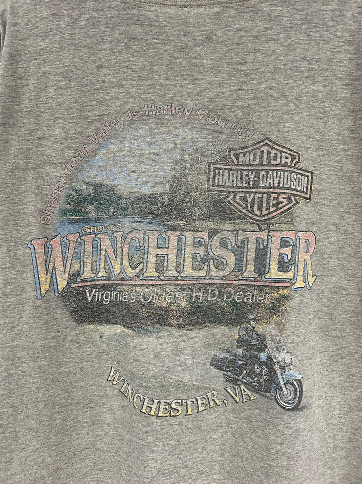 Vintage 2000 Harley Davidson Eagle Grey Tee