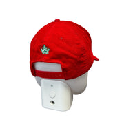 Vintage 90s Sleeman Beer Corduroy Red Snapback Hat