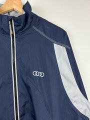 Vintage Audi Navy & Grey Windbreaker