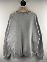 Vintage 90s Illinois Illini Embroidered Grey Crewneck