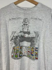 Vintage 1993 So Many Lures Grey Tee