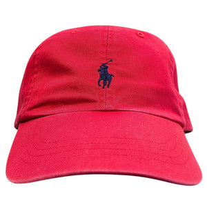 Vintage Polo Ralph Lauren Red Strapback Hat