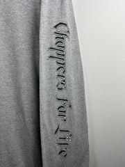 Vintage West Coast Choppers Motorcycle Sleeve Print Grey Long Sleeve