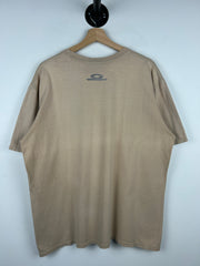 Vintage 90s Oakley Softwear Glasses Beige Tee