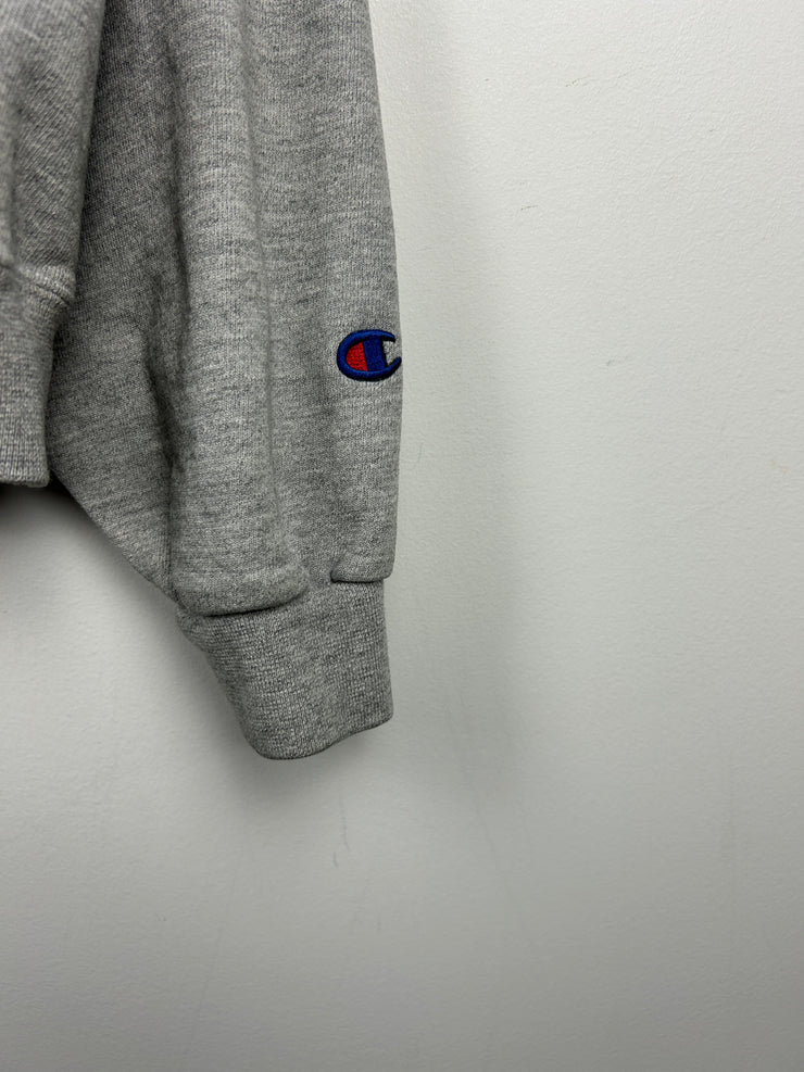 Vintage 90s NFL Champion Pittsburgh Steelers Embroidered Grey Crewneck