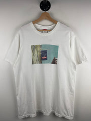 Supreme FW19 Banner White Tee