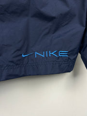 Vintage Nike Swoosh Spellout Navy Windbreaker