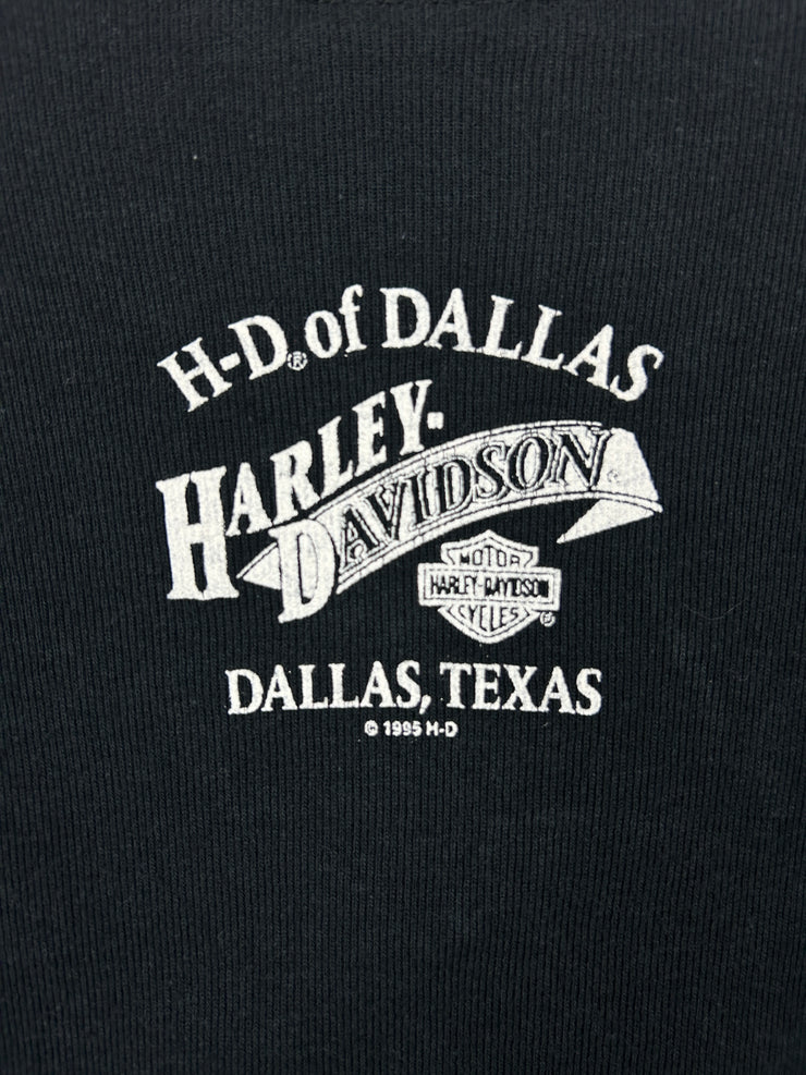 Vintage 90s Harley Davidson Dallas Black Women’s Tee