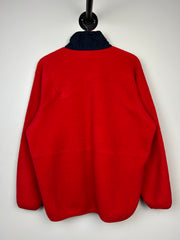 Vintage 90s Patagonia Half Zip Fleece Red Sweater