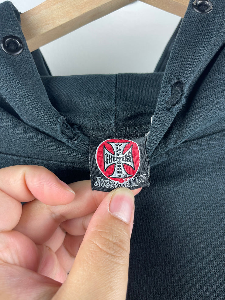 Vintage West Coast Choppers Motorcycle Black Hoodie