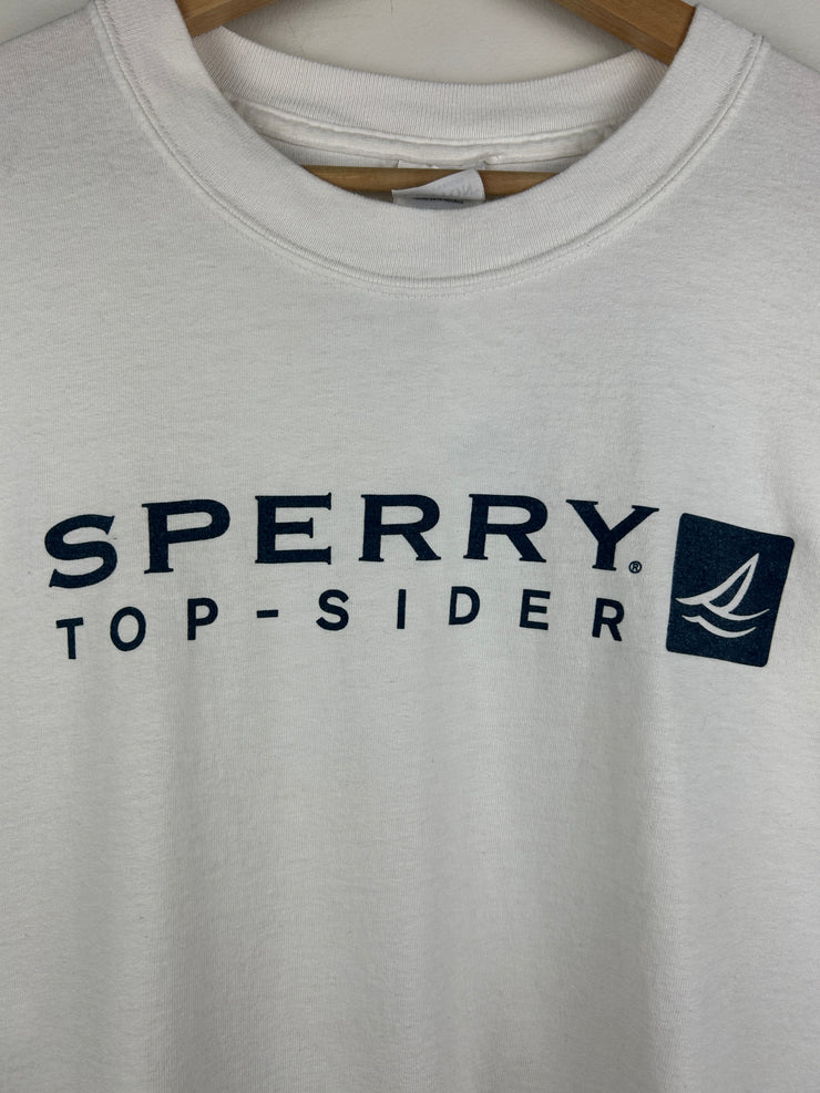 Vintage Sperry Top Sider Promo White Tee
