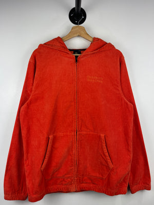 OVO Octobers Very Own Orange Corduroy Zip Up Hoodie