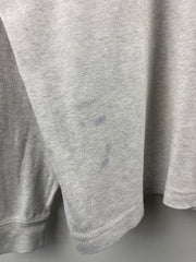 Vintage 90s Carhartt Spellout Embroidered Grey Turtle Neck Long Sleeve