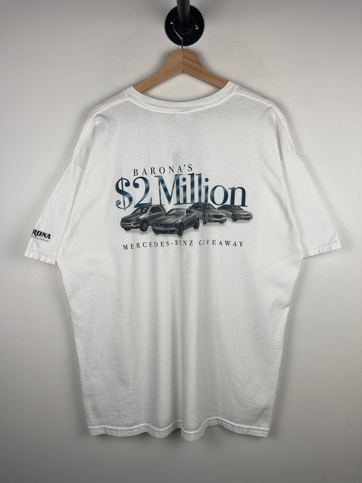 Vintage Mercedes Benz Giveaway White Tee