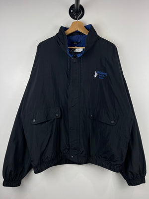Vintage 90s Pillsbury Dough Boy Specialty Black Windbreaker