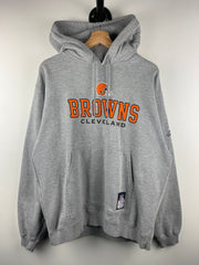 Vintage NFL Reebok Cleveland Browns Grey Hoodie
