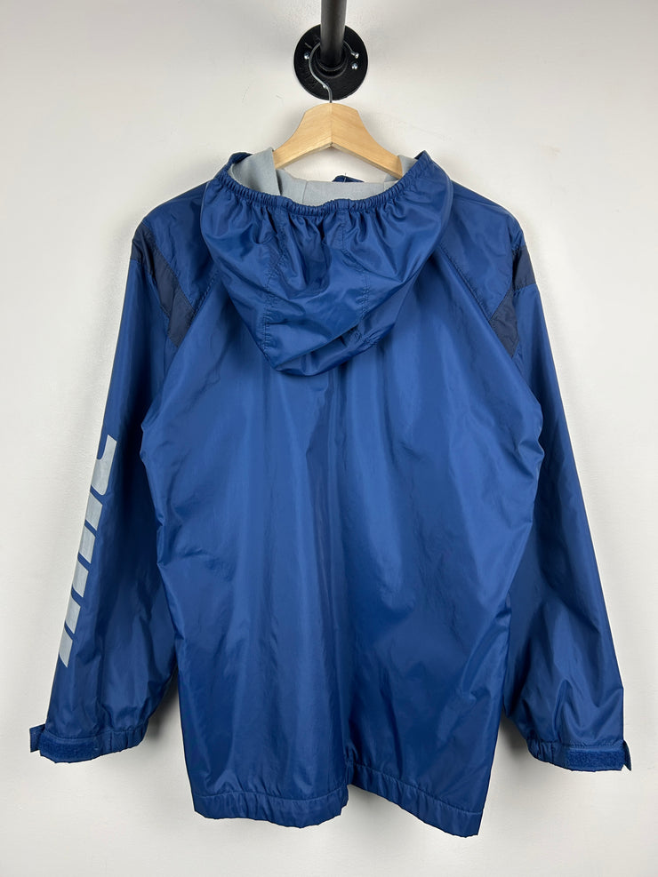 Vintage Nike Spellout Half Zip Blue Pullover Windbreaker