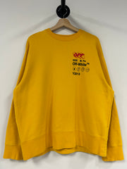 Off White Y013 Yellow Crewneck