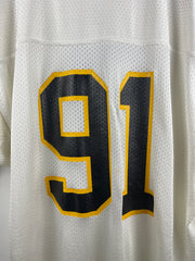Vintage 80s Russell Athletic SA White Football Jersey