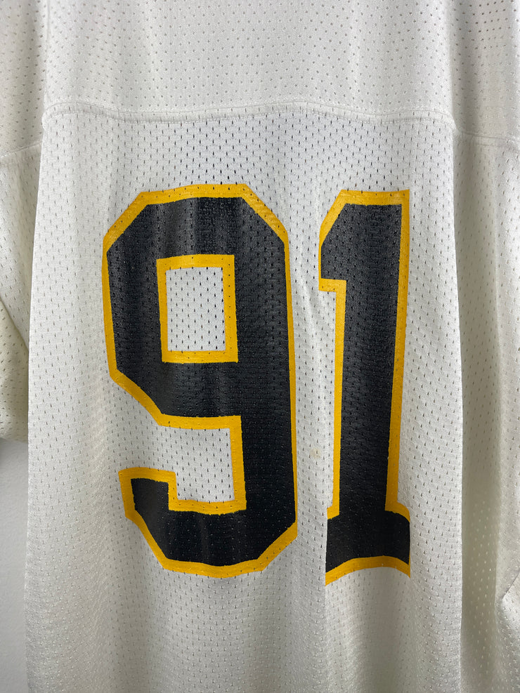 Vintage 80s Russell Athletic SA White Football Jersey