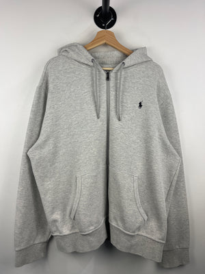 Vintage Polo Ralph Lauren Grey Zip Up Hoodie