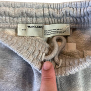 Off White Airport Tape Grey Sweatpants