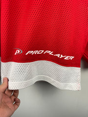 Vintage 90s NHL Pro Player Detroit Red Wings Red Hockey Jersey
