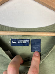 Vintage 90s Van Heusen Baseball Sage Green Tee