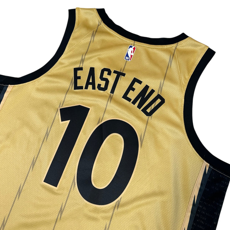 OVO NBA Toronto Raptors City Edition East End Gold Basketball Jersey