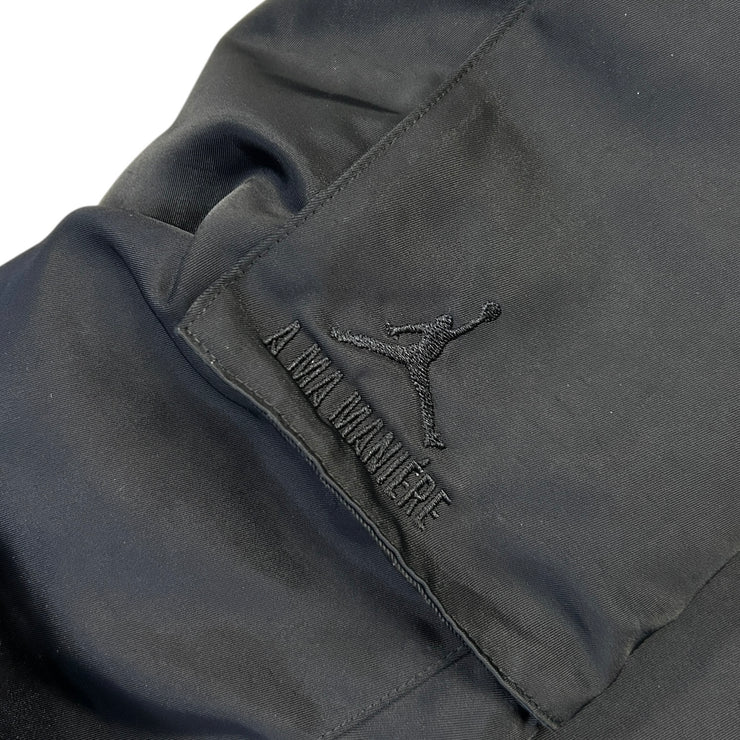 Jordan X A Ma Maniere SS21 Satin Black Cargo Pants